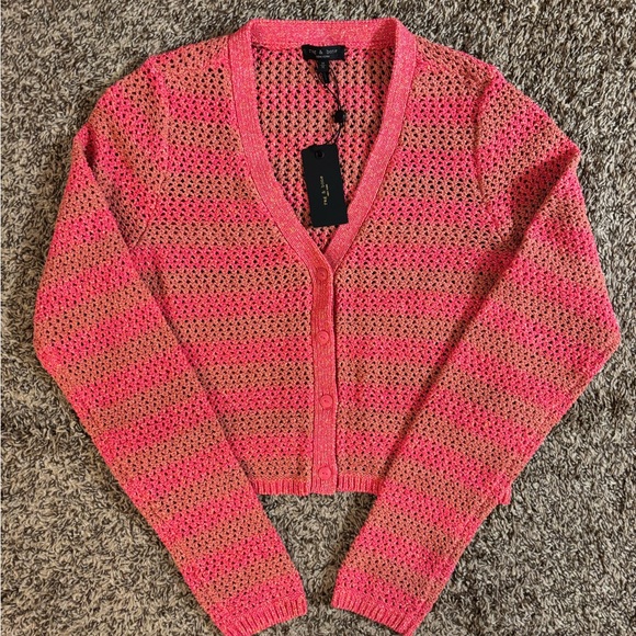 rag & bone Sweaters - BRAND NEW Rag & Bone ‘Carson’ Crochet Cardigan NWT